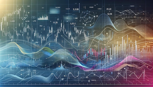 Prévisions financières futuristes flux de données dynamiques et analyse de marché