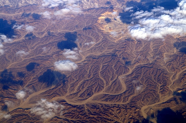 Photo une prise de vue aérienne du paysage