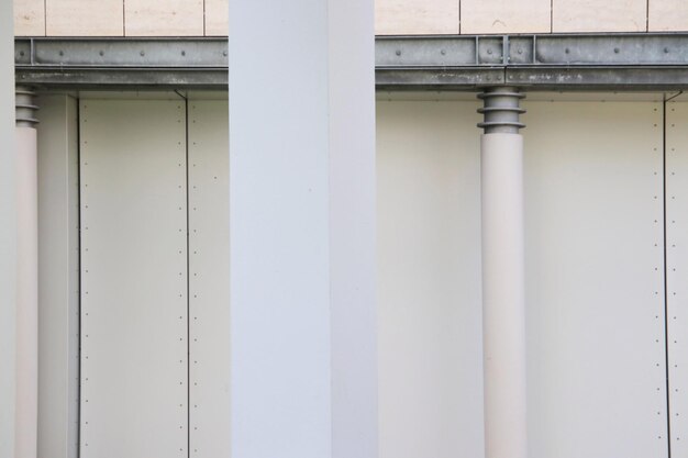 Photo une prise de vue complète du bâtiment blanc