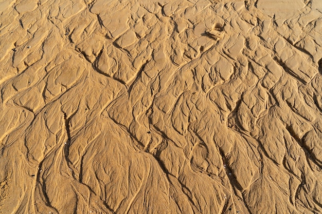 Une prise de vue complète du sable.