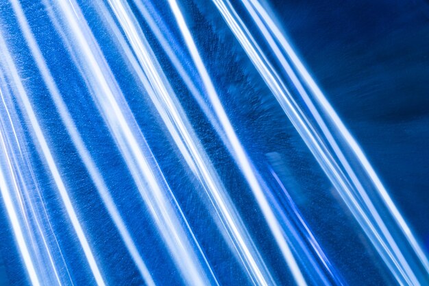 Photo une prise de vue complète de la lumière bleue