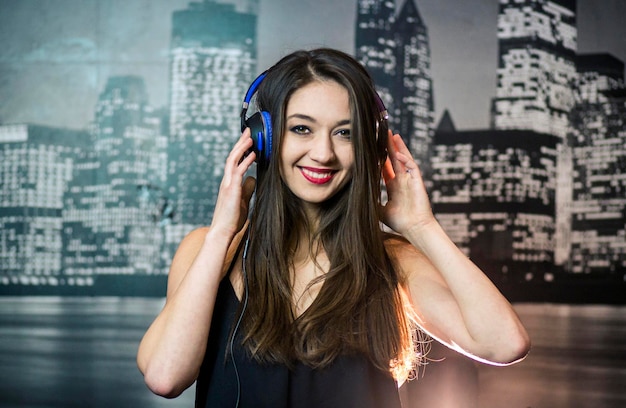 Une prise de vue en studio d'une belle