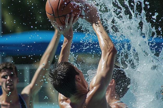 Des prises de vue d'action sportive congelant un moment décisif dans la chaleur de la compétition