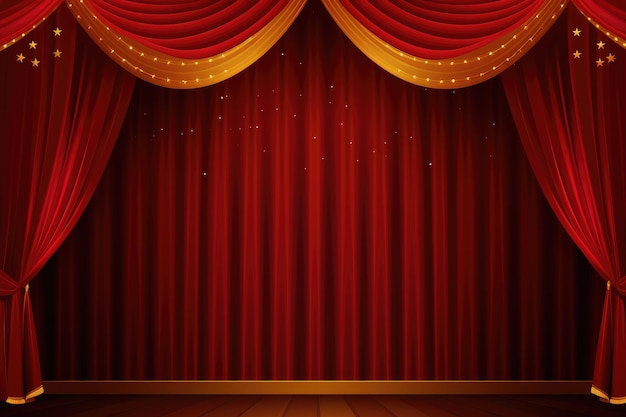 Prix du rideau rouge d'or sur scène
