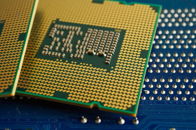 Processeur de puce CPU de l'unité centrale de traitement de la technologie électronique de la carte mère de l'ordinateur