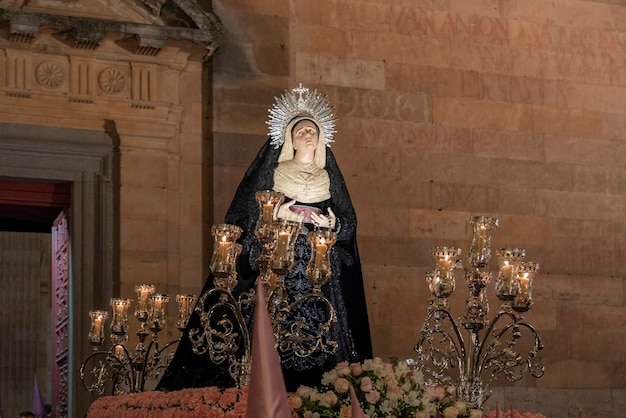 Procession du Mercredi Saint Semaine Sainte à Salamanque Espagne