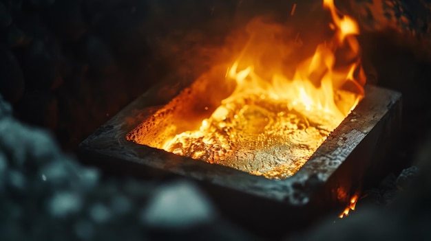 Processus d'aluminium fondu en usine