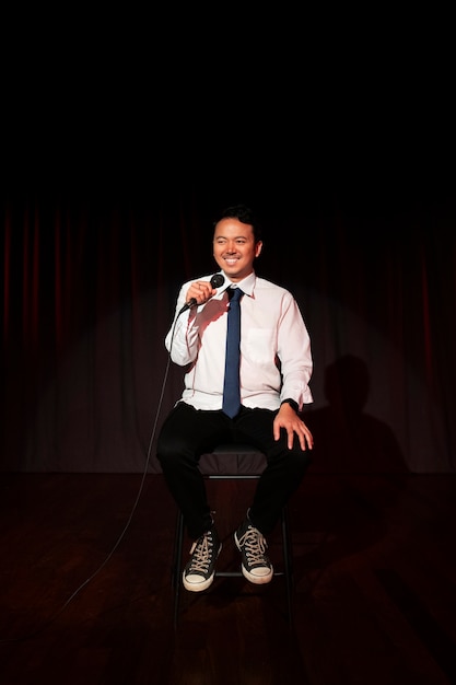 Le processus de création d'une comédie stand up