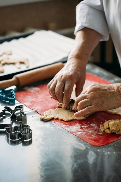 le processus de cuisson des cookies