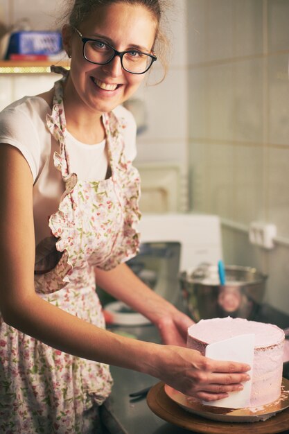 Processus de cuisson des gâteaux