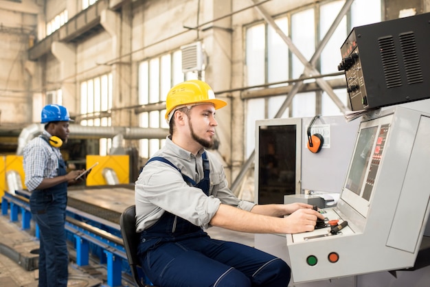 Processus de travail au département de production