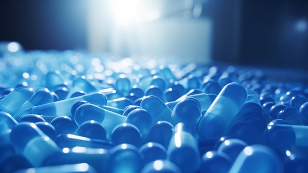 Production efficace Le processus de fabrication de la pilule bleue dans le secteur pharmaceutique