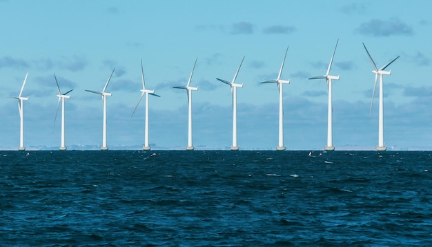 Production d'énergie éolienne offshore à amager au Danemark