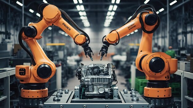 Production industrielle de moteurs à bras robotique 40 de la technologie des choses utilisant le contrôleur