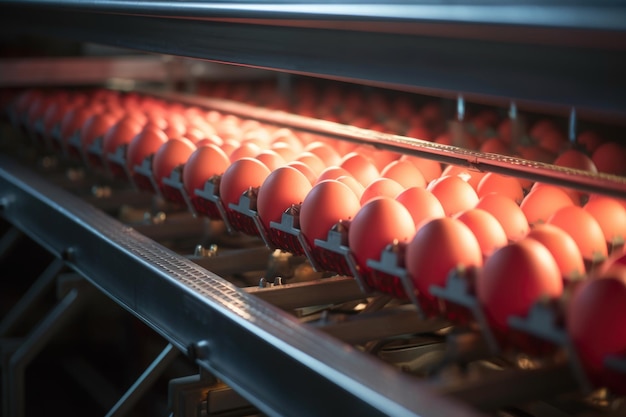 Photo production d'œufs et consumérisme dans l'agriculture automatisée