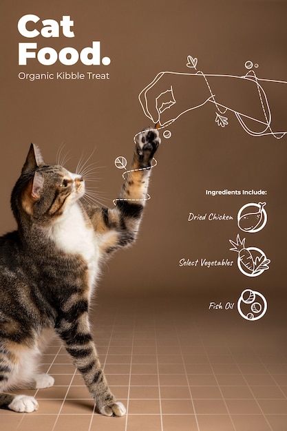 Produit d'alimentation pour chats