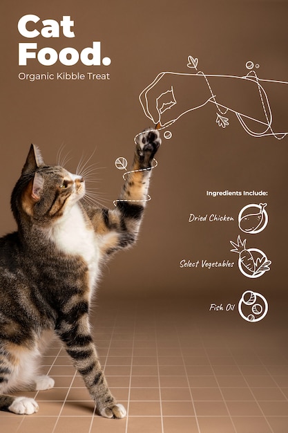 Photo produit d'alimentation pour chats