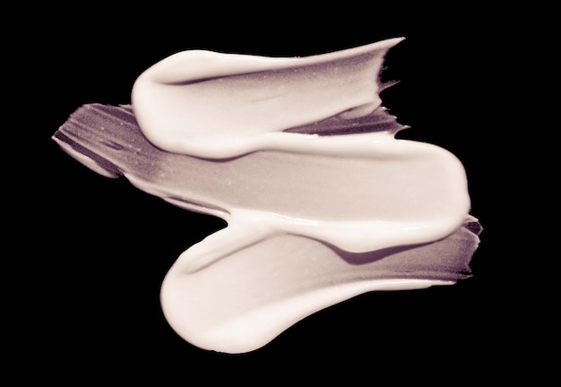 Produit cosmétique rose aha bha ou pha acides peeling gel ou peeloff masque texture tache