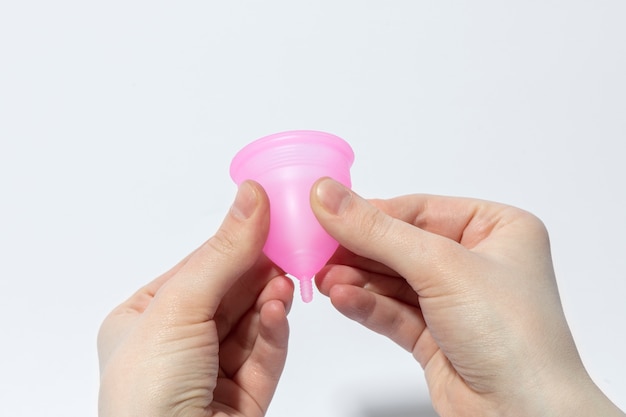 Photo produit coupe menstruelle réutilisable