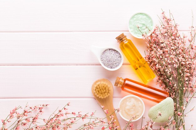 Produits cosmétiques d'aromathérapie Spa