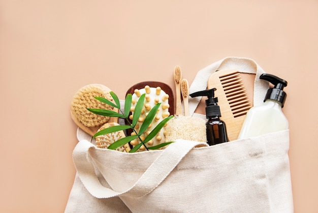 Produits cosmétiques naturels zéro déchet