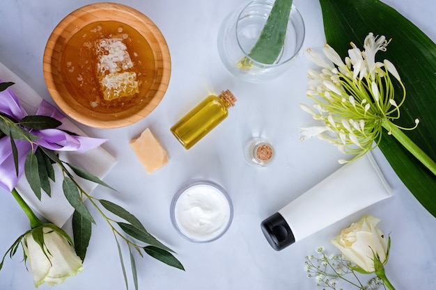 Produits de soins de la peau naturels spa