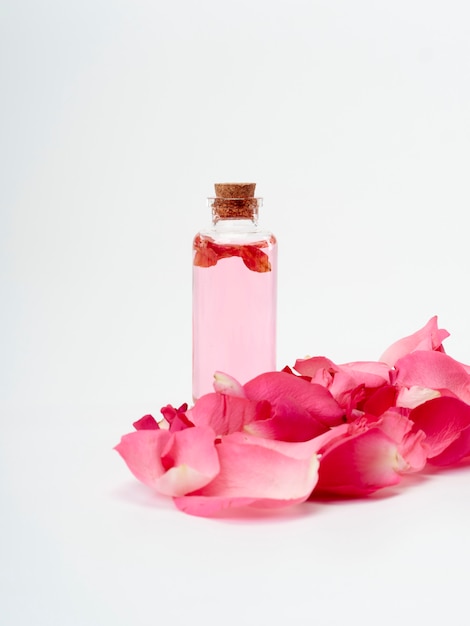 Produits de spa à l'huile essentielle de rose