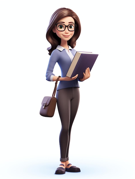 professeur de portraits de personnages pixar 3d