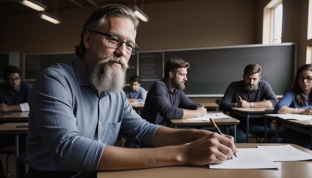 Un professeur d'une université