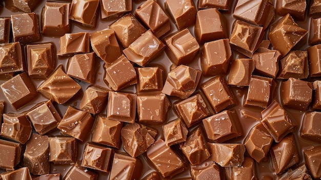 Profitez de la texture veloutée des morceaux de chocolat au lait