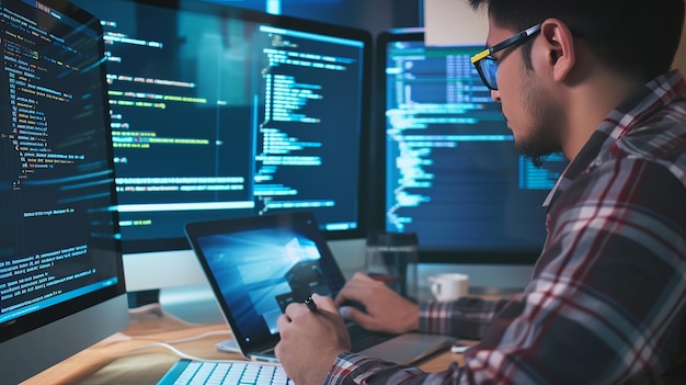 Programmateur travaillant dans le développement de logiciels