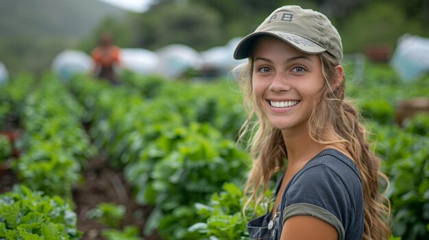 Photo un programme de stage dans une ferme polyculture