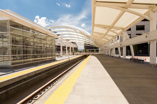 Progrès du réaménagement de la gare Union à Denver.