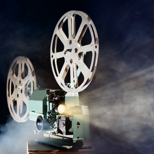 Projecteur de film rétro