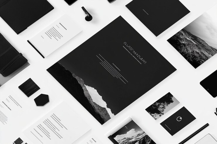 Photo projection de diapositives monochrome d'entreprise