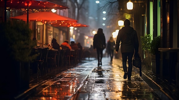 Une promenade nocturne dans les rues