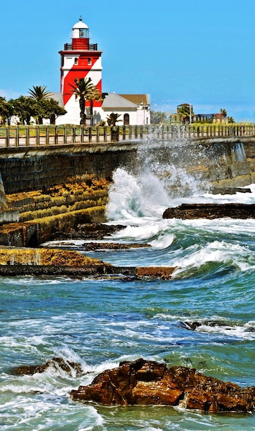 la promenade et le phare de Green Point Cape Town