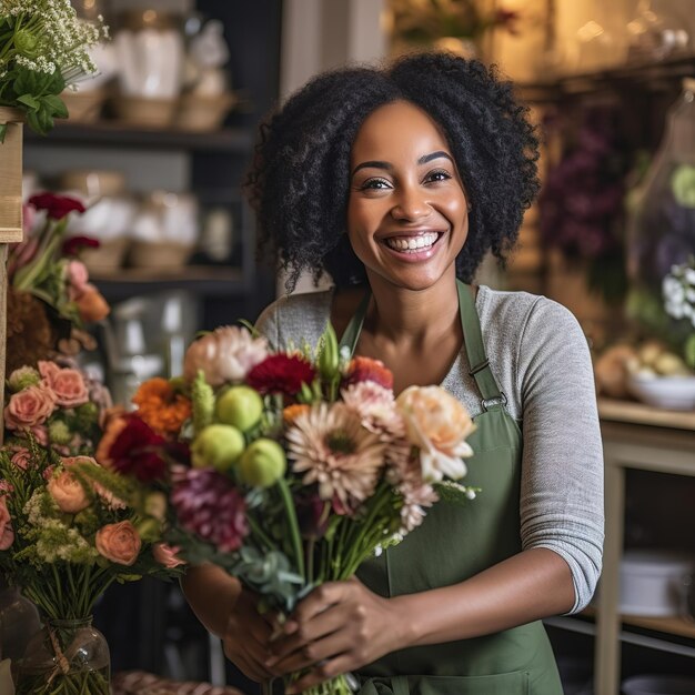 propriétaire d'une boutique de fleurs