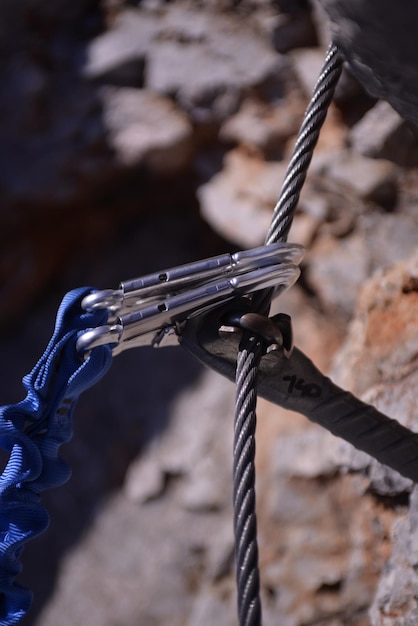 Photo protection contre l'escalade sur les cordes