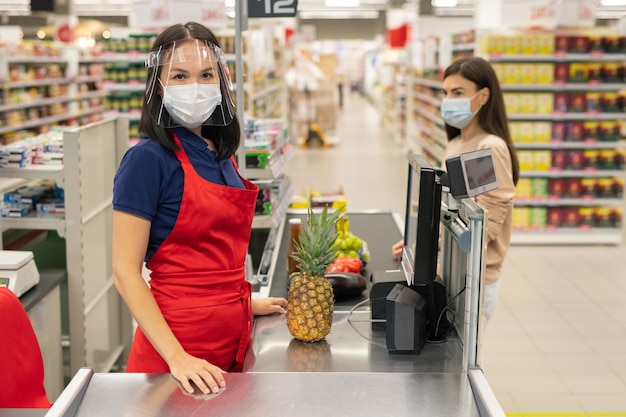 Protection personnelle au supermarché