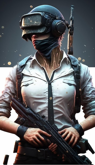 PUBG se bat avec un pistolet