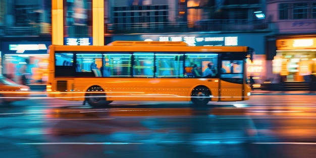 Photo publicité pour les bus