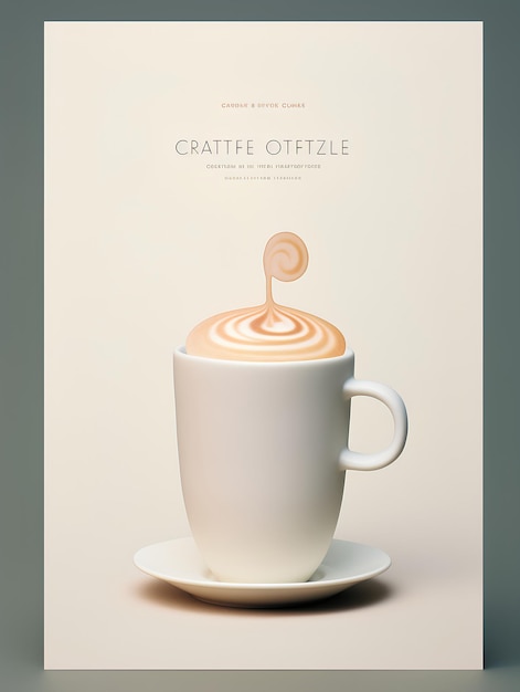 Publicité pour un café au lait basé sur une recette traditionnelle