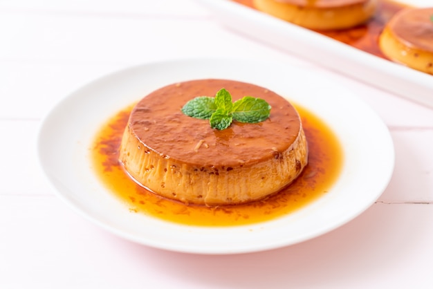 pudding au caramel maison