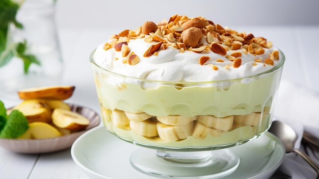 Pudding à l'avocat et à la banane