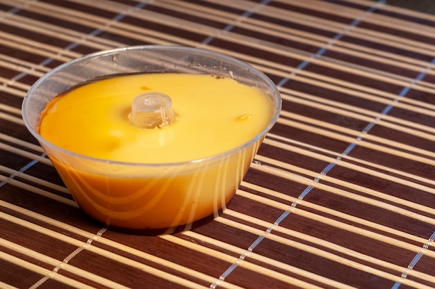 Pudding dans le pot