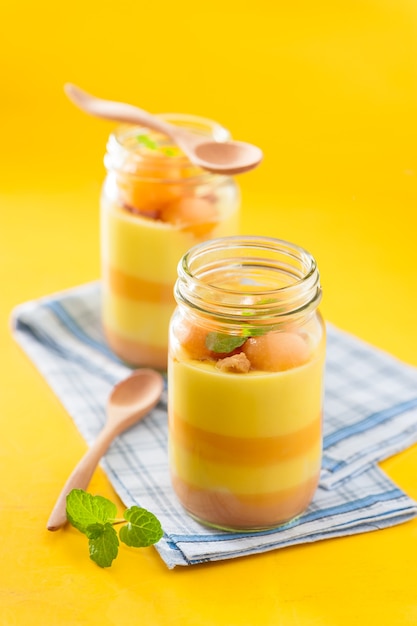 Pudding à la mangue