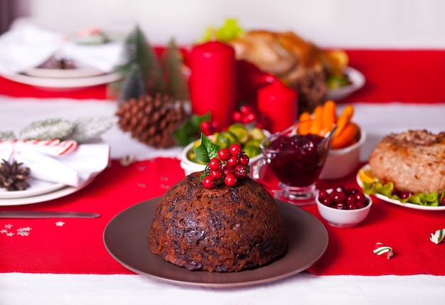 Pudding de Noël traditionnel