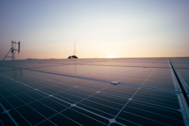 Puissance des panneaux solaires énergie verte