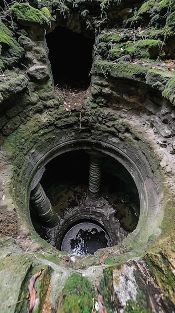 Un puits abandonné depuis des siècles